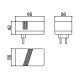 Caixa Patola CF-095/2 43x56x95mm